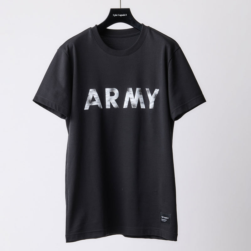 第19弾 VINTAGE LOGO ARMY Tシャツ<br>ブラック×ホワイト