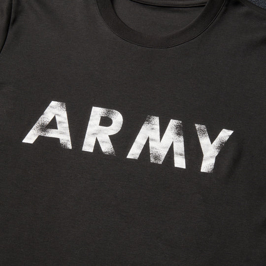 第19弾 VINTAGE LOGO ARMY Tシャツ ブラック×ホワイト