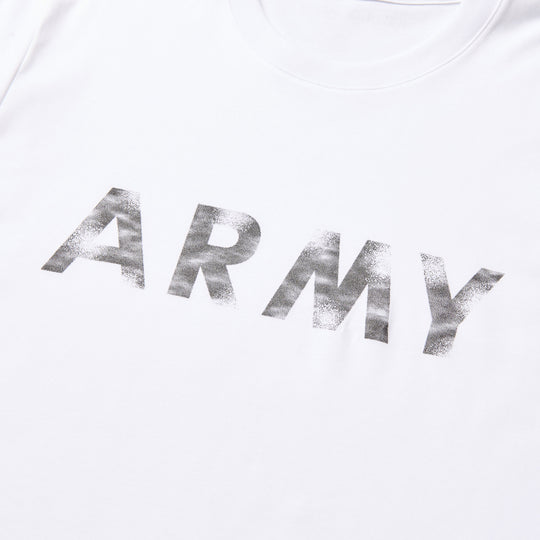 第19弾 VINTAGE LOGO ARMY Tシャツ ホワイト×ブラック