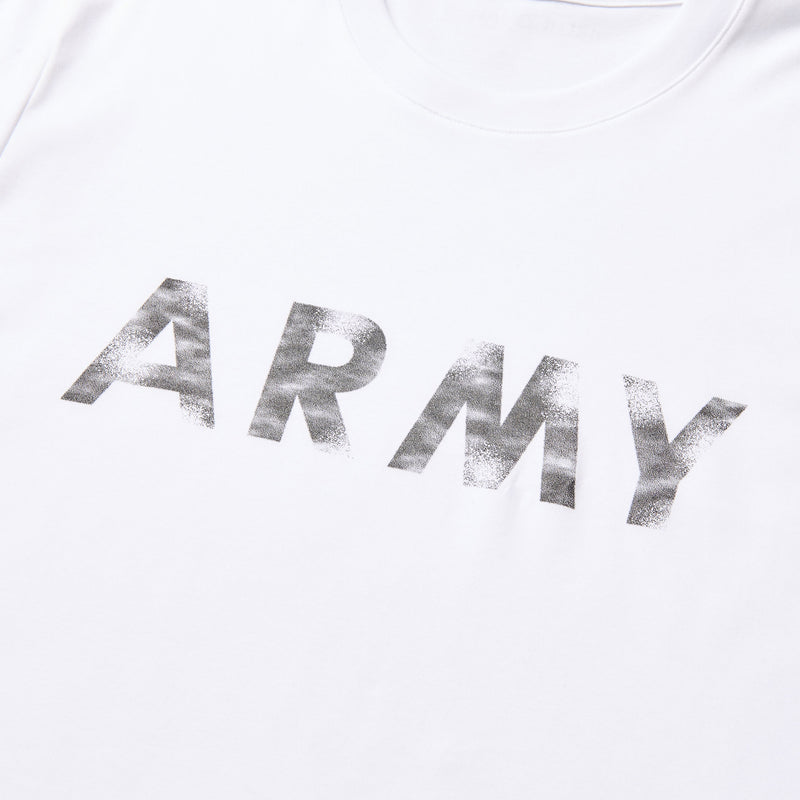第19弾 VINTAGE LOGO ARMY Tシャツ<br>ホワイト×ブラック