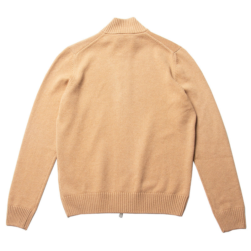 カシミヤ ジップブルゾン キャメル – MINIMAL WARDROBE