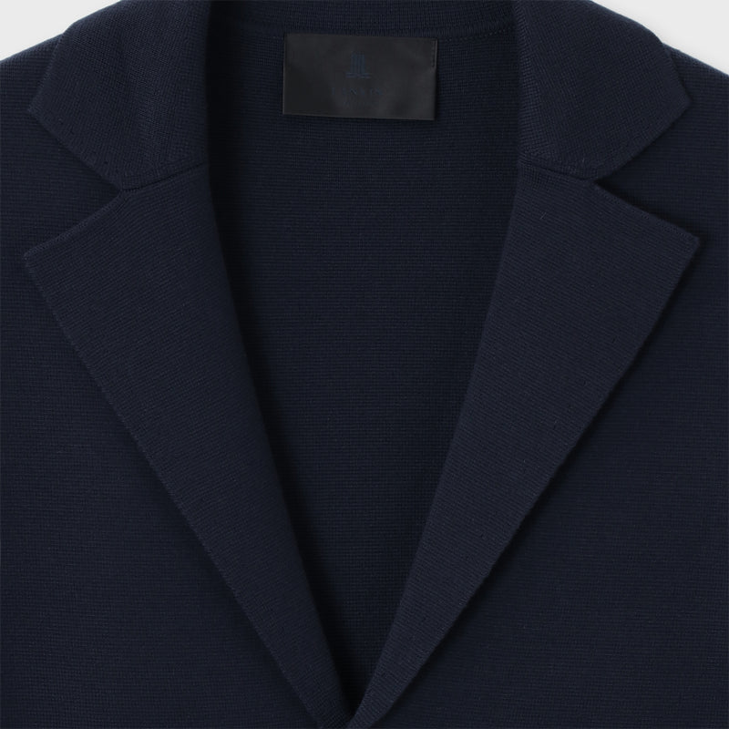 【23FW】ミラノリブニットジャケット ネイビー