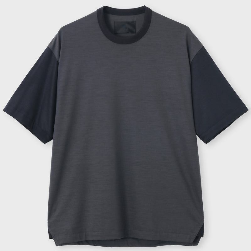 ACTIVE WOOL BLOCKING TEE [アクティブウール ブロッキングT] グレー