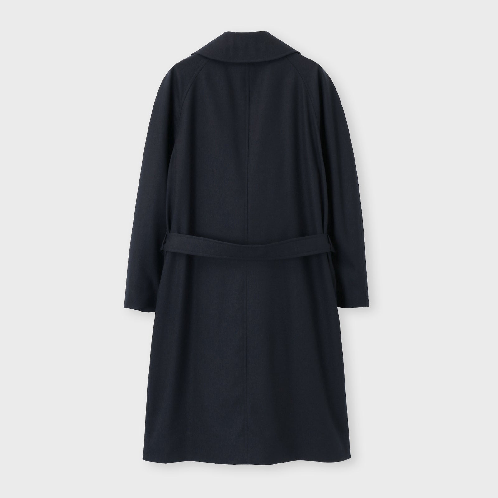 ウールフランネル コート / クルーズ ネイビー – MINIMAL WARDROBE