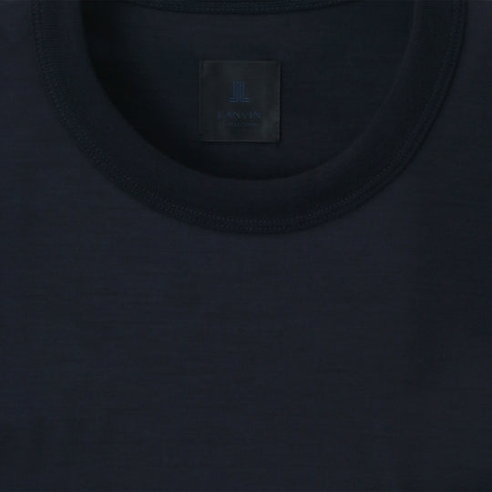 ウール天竺 Tシャツ / ムルト ネイビー