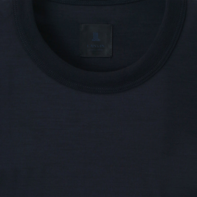 ウール天竺 Tシャツ / ムルト ネイビー