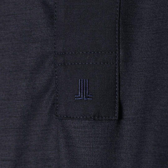 ウール天竺 長袖Tシャツ / サント ネイビー