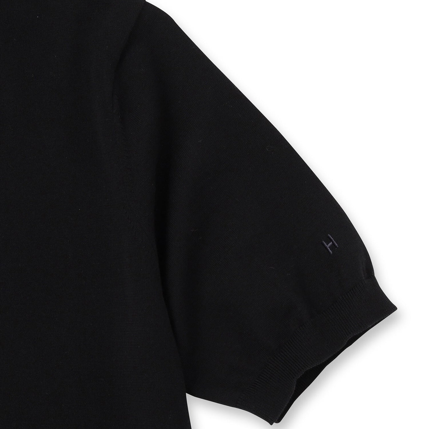 干場義雅×DRESSTERIOR】ニットポロシャツ ブラック – MINIMAL