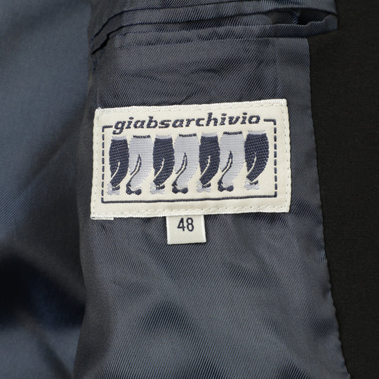 【干場義雅×菅原靴店 コラボ別注モデル】 giabsarchivio ジャブスアルキヴィオ BARDI-A5457 ボンバージャケット ブラック