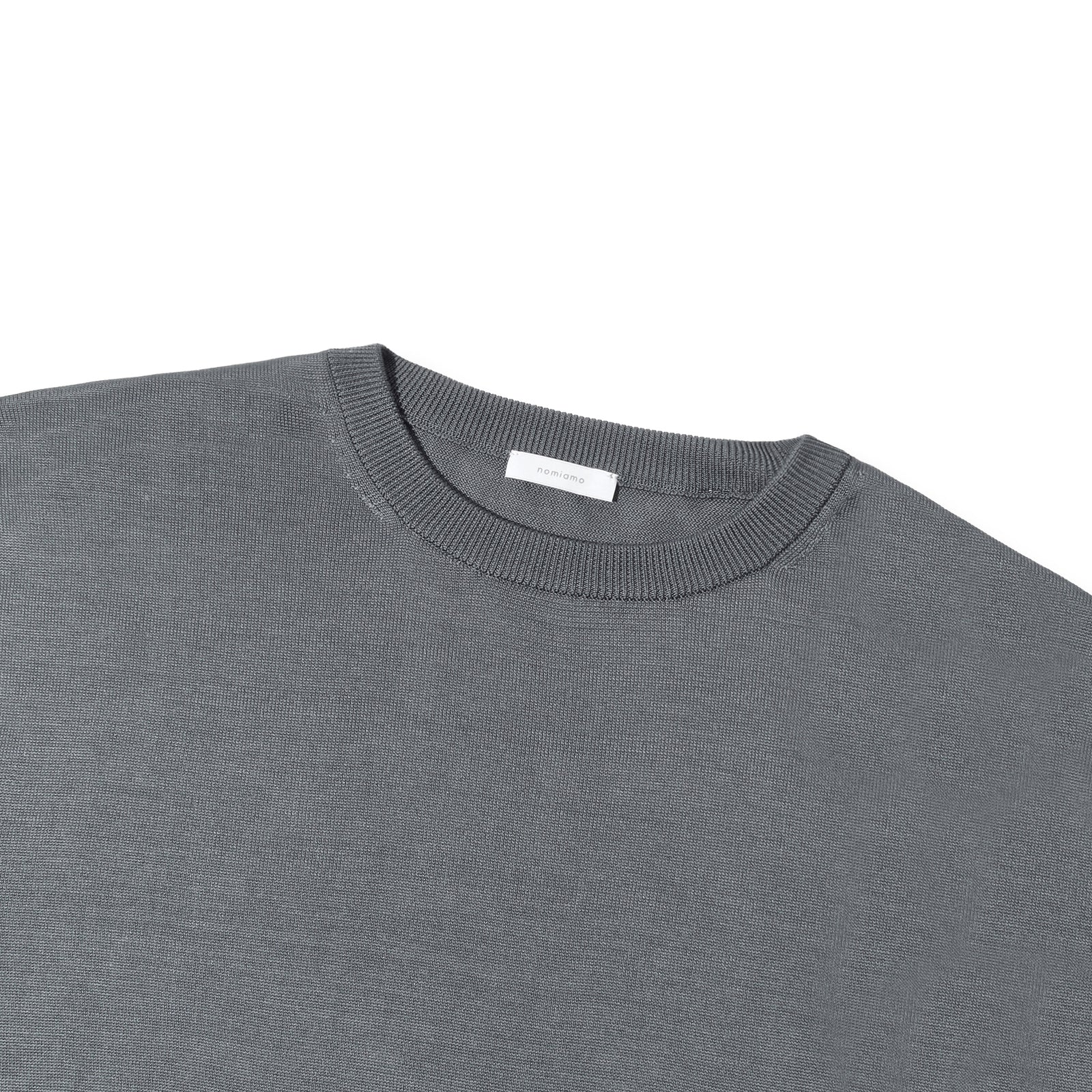 14ゲージウォッシャブルシルク ニットTシャツ グレー – MINIMAL WARDROBE
