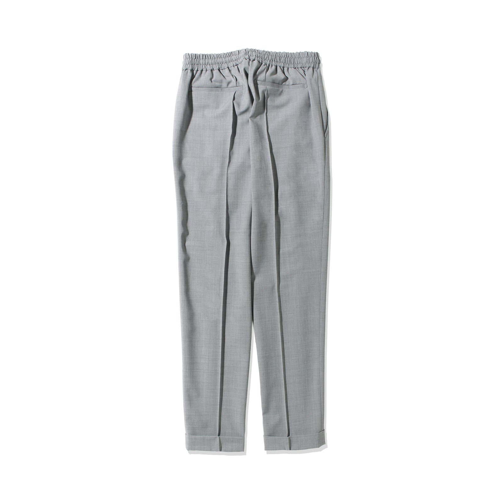 干場別注モデル新素材】H DUE 永久クリース ストレッチウールパンツ