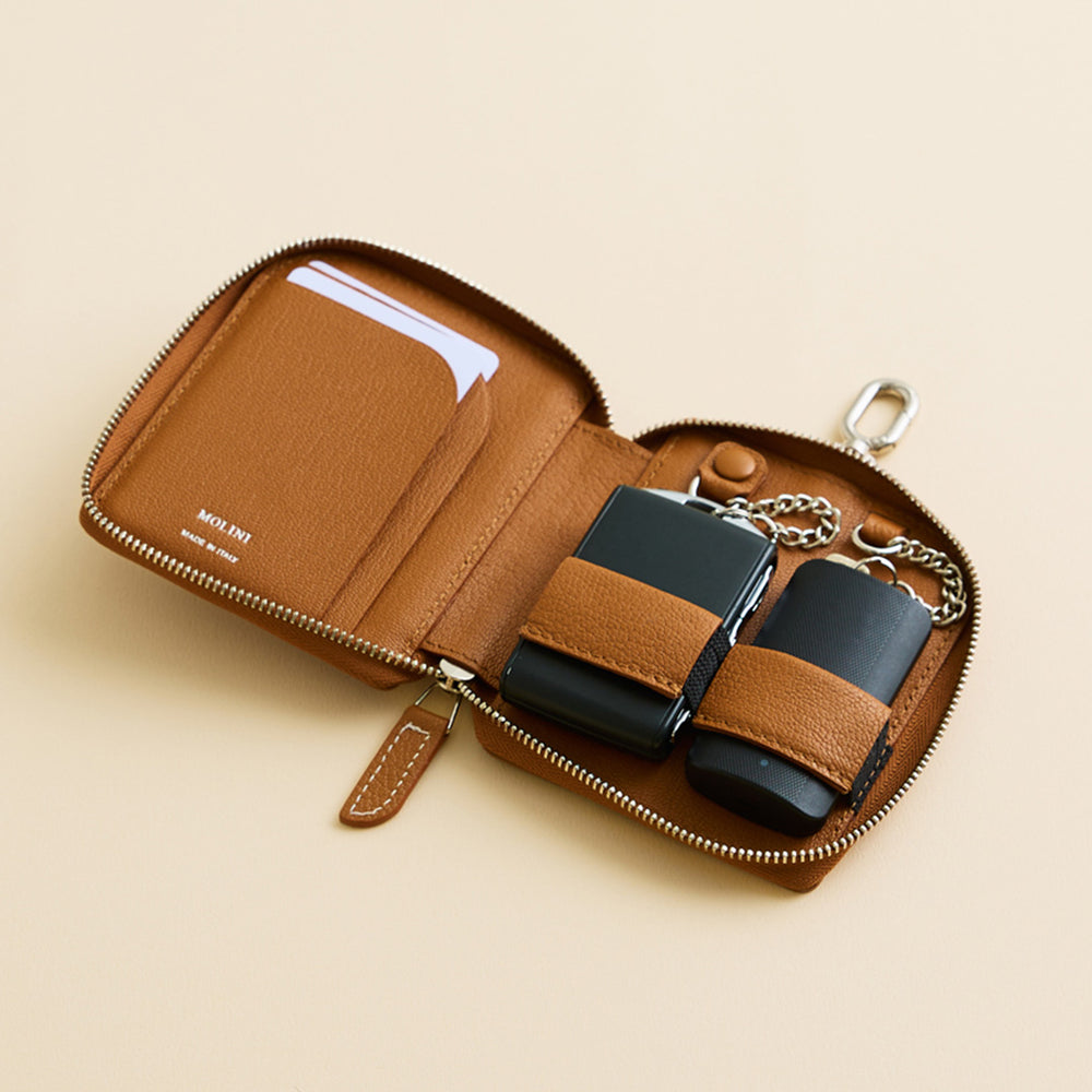 Key Case W Wキーケース 110 キャメル – MINIMAL WARDROBE