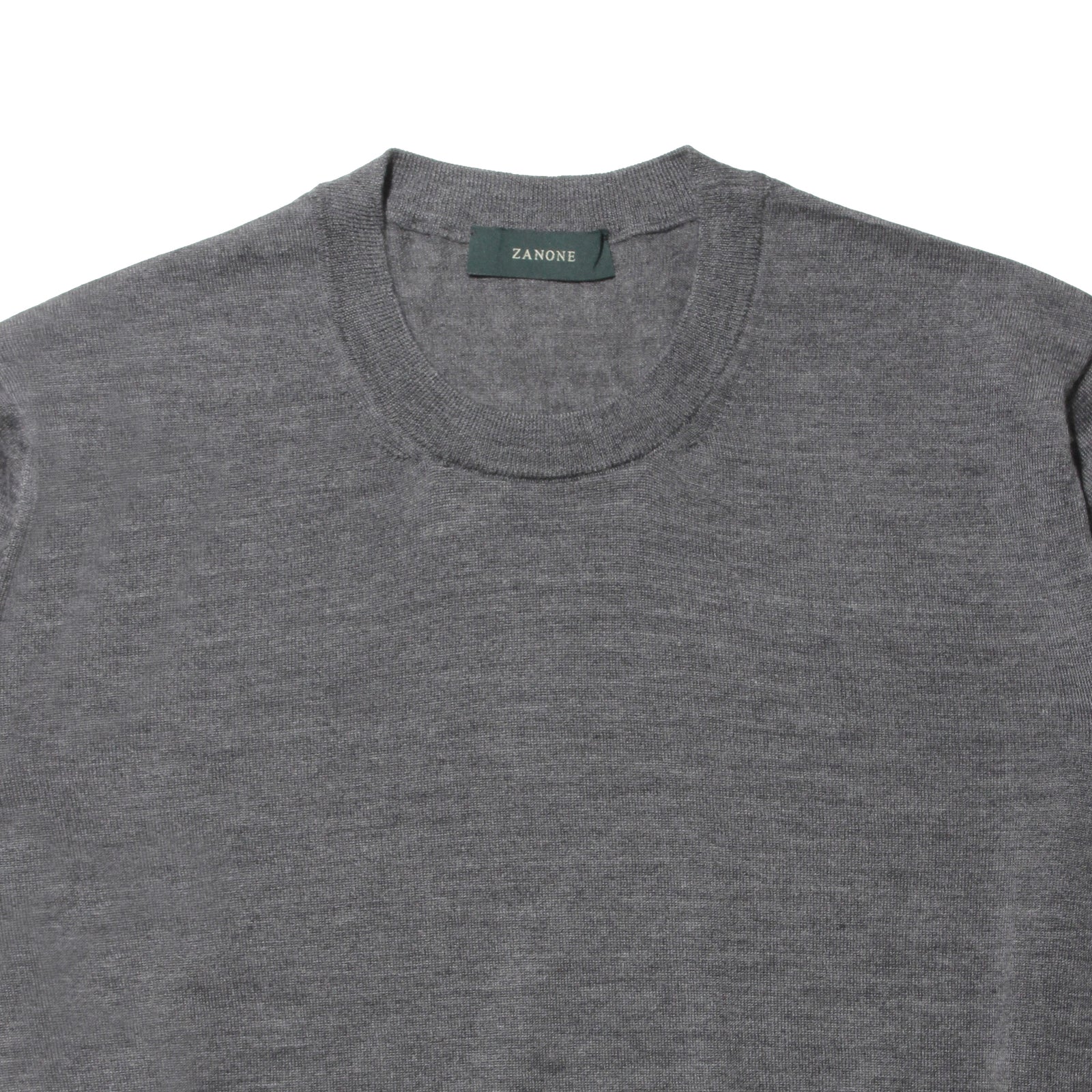 カシミアシルククルーネックニット チャコールグレー – MINIMAL