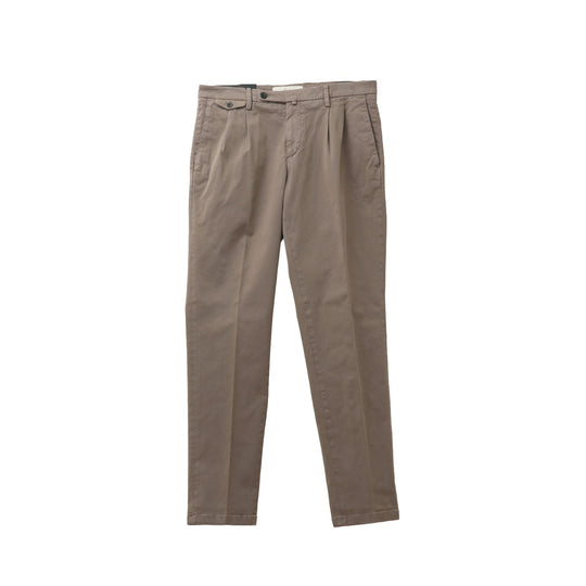 26AW BG02 コットンストレッチ 2プリーツパンツ ベージュ