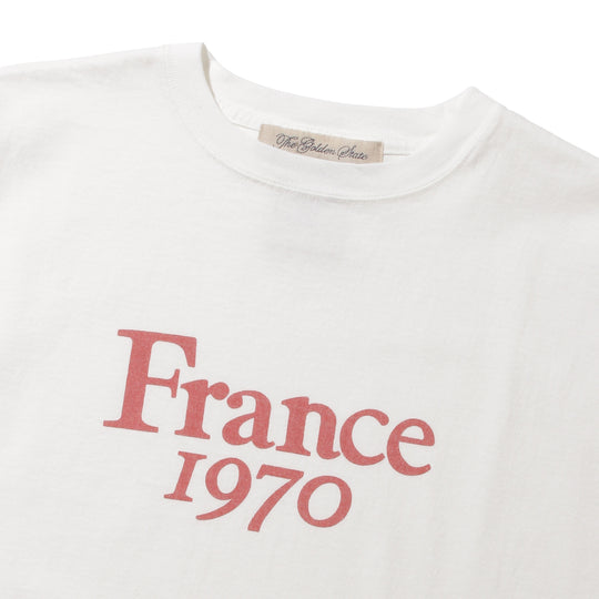 【MMW限定】LW加工14/-天竺N/S-T（France1970) オフホワイト