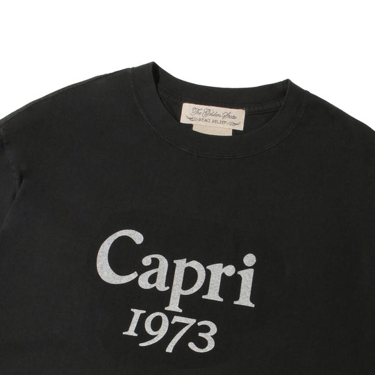 【MMW限定】【干場別注】LW加工20/-天竺T（Capri1973) ブラック