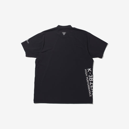 24HR-WEARABLE(COOL) モックネックシャツ ブラック 0_341_NN