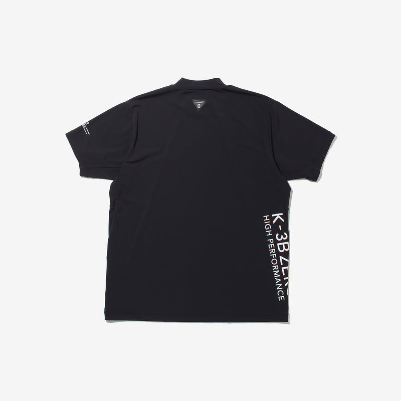 24HR-WEARABLE(COOL) モックネックシャツ ブラック 0_341_NN
