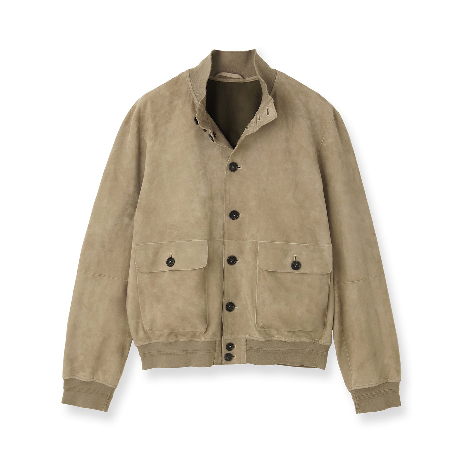 ライトウエイトスエード バルスタリーノブルゾン ベージュ