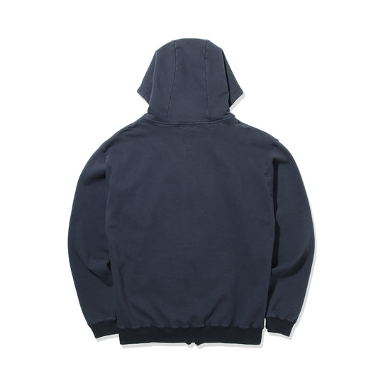 2026SS【干場別注】OW加工裏毛ZIPパーカ ネイビー