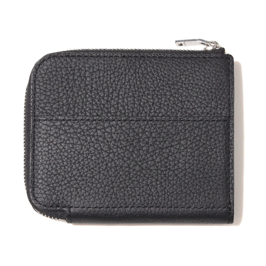 トリヨン・モーリス L字 ジップウォレット ブラック
