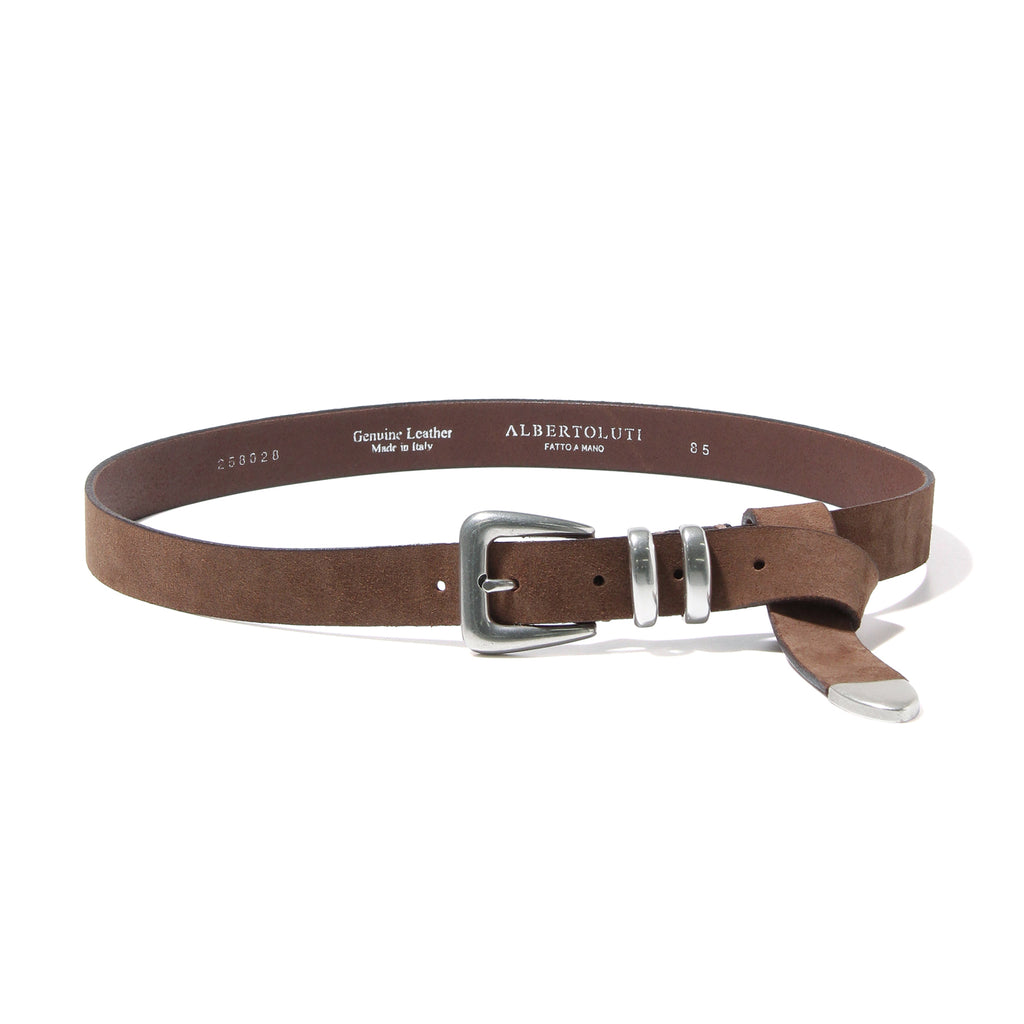 ESCADA エスカーダ スエード デザイン ベルト ブラウン ETiAM ファッション 【S】ESCADA エスカーダ スエード デザイン