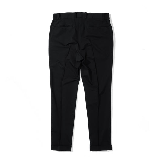 Air-Dense Cotton Jersey フレックスモーション スラックスtype2　スリムフィット ブラック