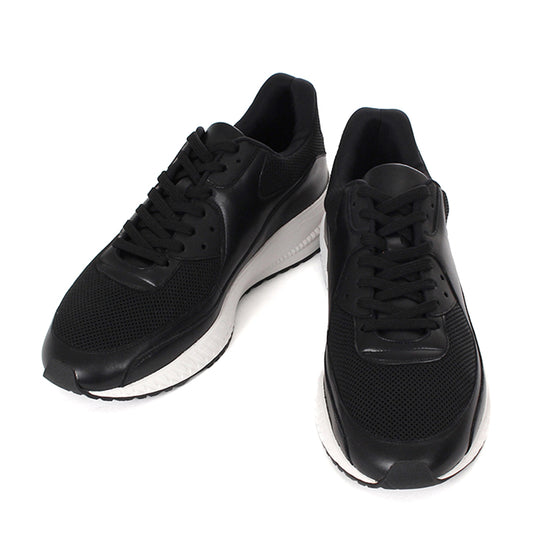 WHA-0001 レザースニーカー BLACK×WHITE