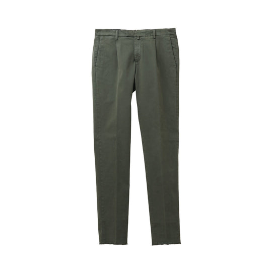 26AW BG07 コットンストレッチ ワンプリーツ テーパードパンツ ミリタリー