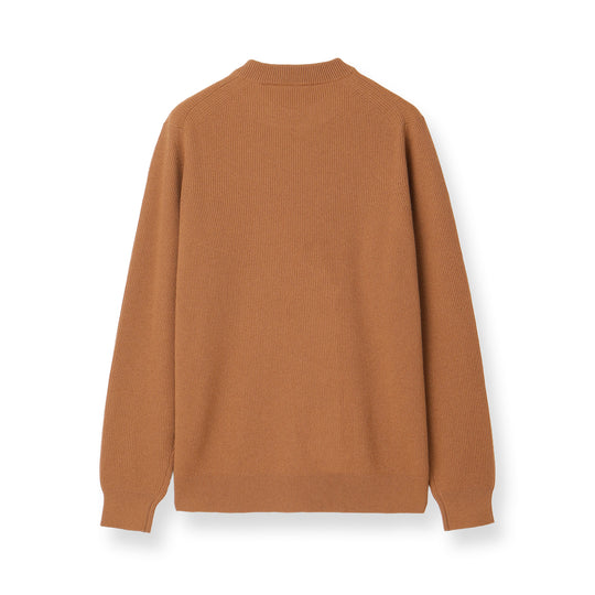 ウールカシミヤ クルーネックニット