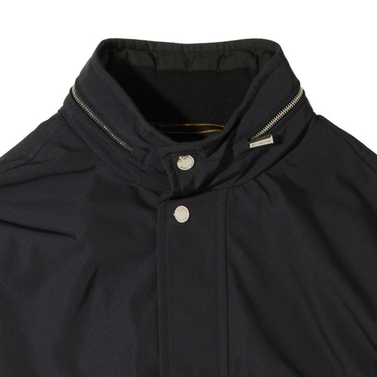 TANNER AT ボンバーブルゾン DARK BLU