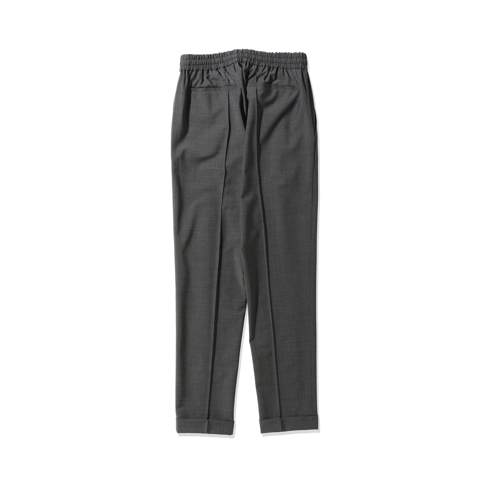 干場別注モデル新素材】H DUE 永久クリース ストレッチウールパンツ