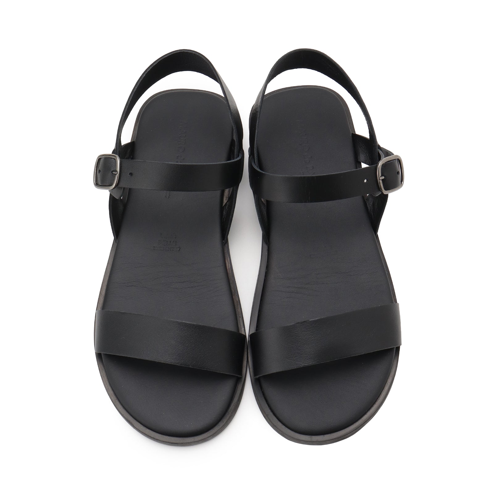 干場完全別注 ナッパレザーグラディエーターサンダル NERO – MINIMAL