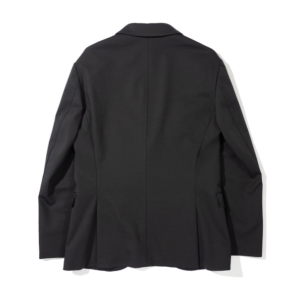 Duplex Cotton Jersey  シングル2Bノッチド・トラベルジャケット グラファイトグレー