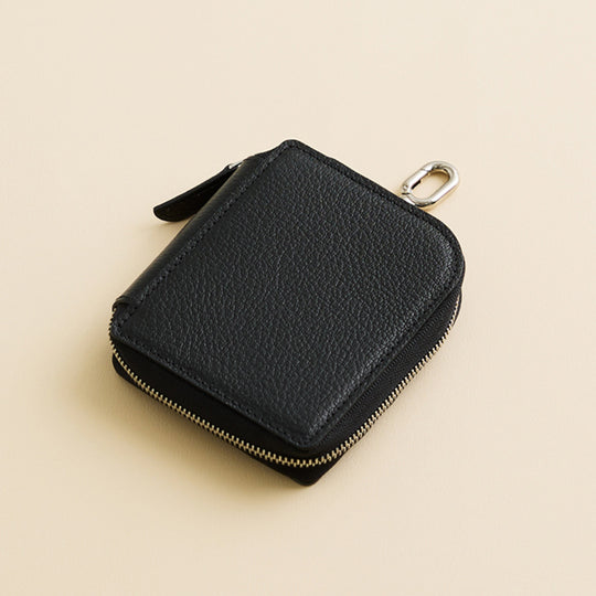 Key Case W Wキーケース 110 ブラック＆グレー