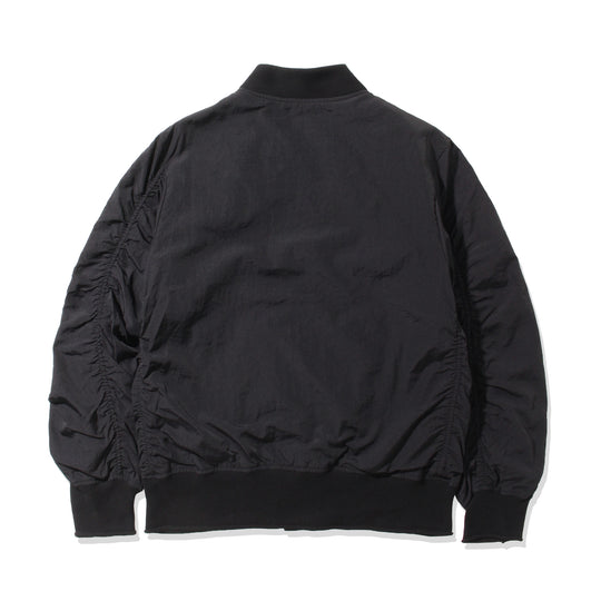 干場別注 ボンバージャケット NERO