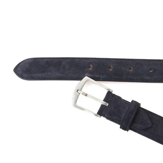 カーフスエードベルト ネイビー
