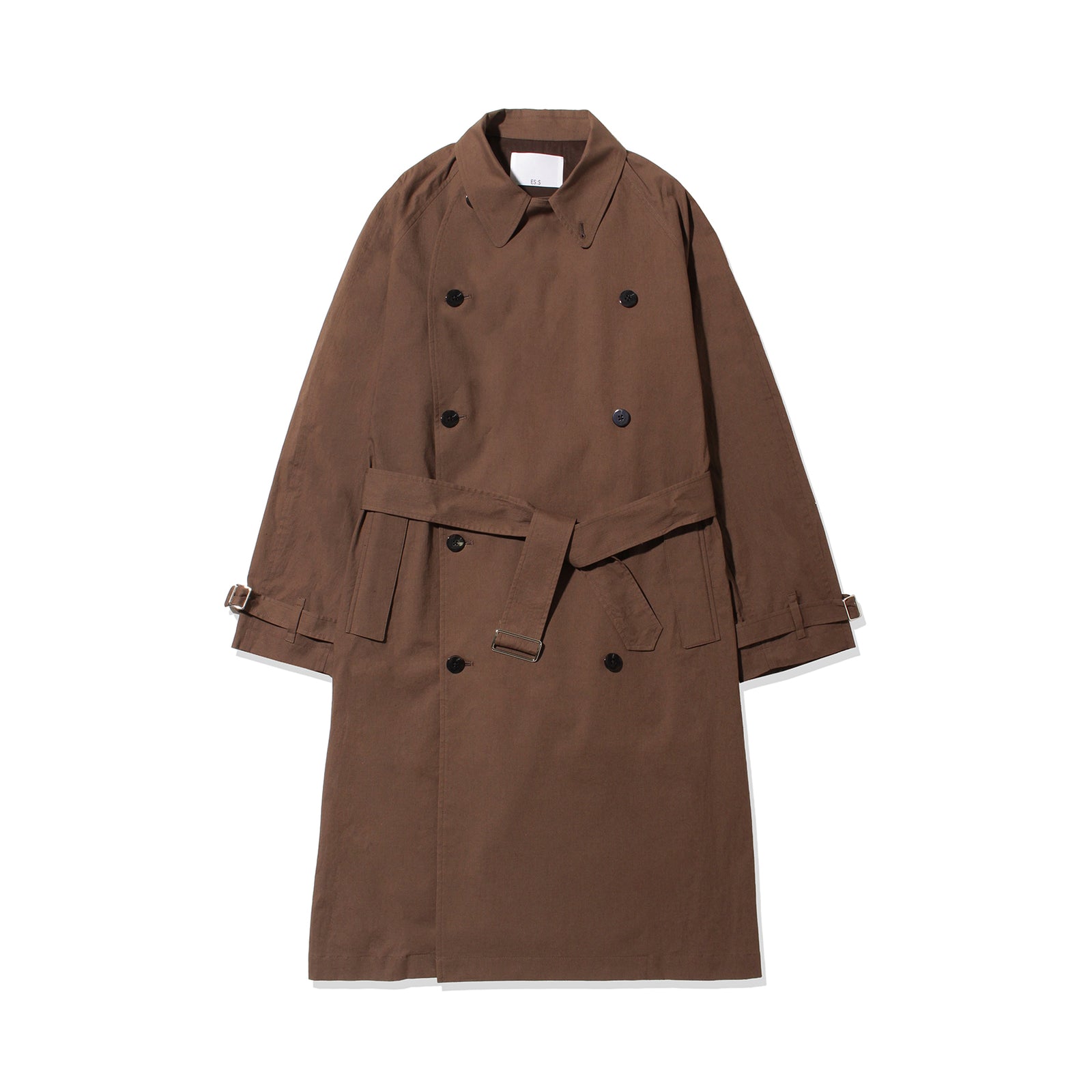 トレンチコート コットンリネン ブラウン – MINIMAL WARDROBE
