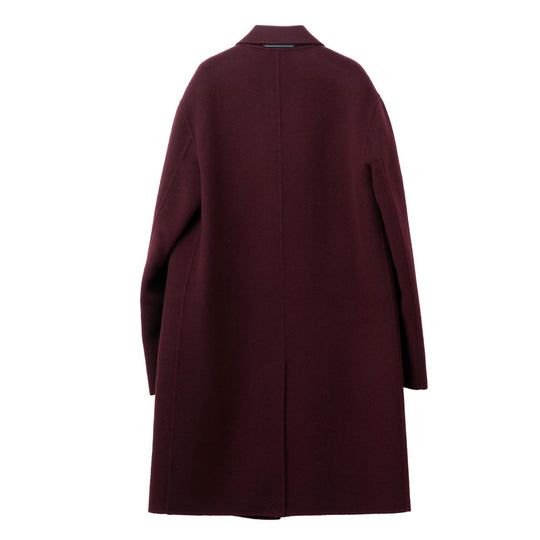 25AW 干場別注シングルチェスターコート（CASSANO）ワイン