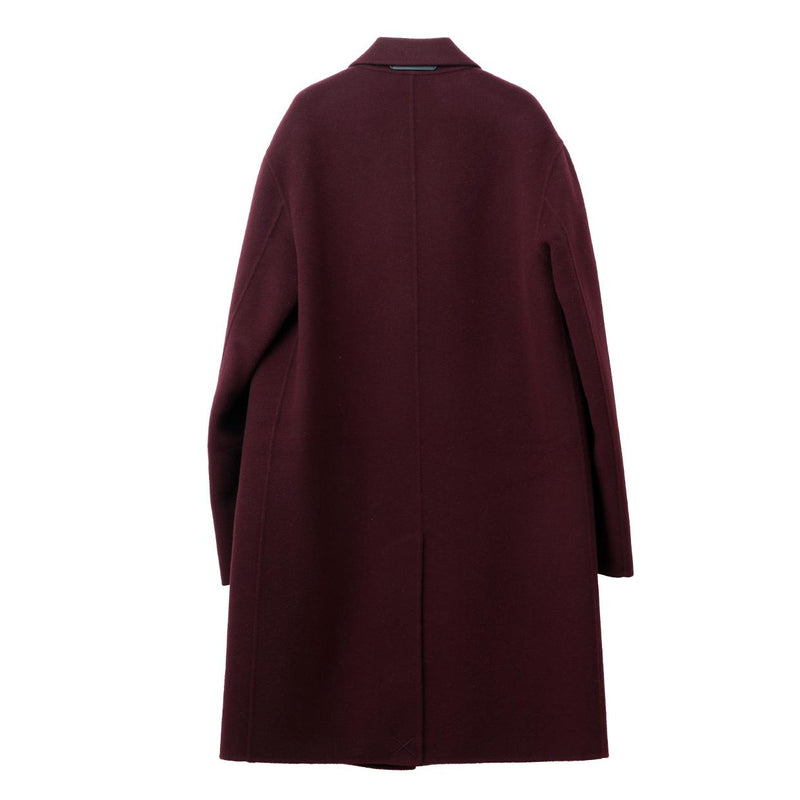 25AW 干場別注シングルチェスターコート（CASSANO）ワイン