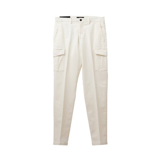 26AW ANNAPOLIS コットンストレッチ カーゴパンツ ホワイト