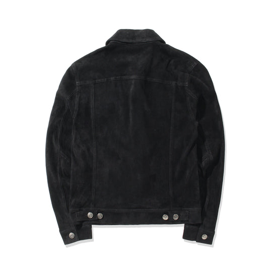 干場別注 トラッカーストレッチジャケット NERO