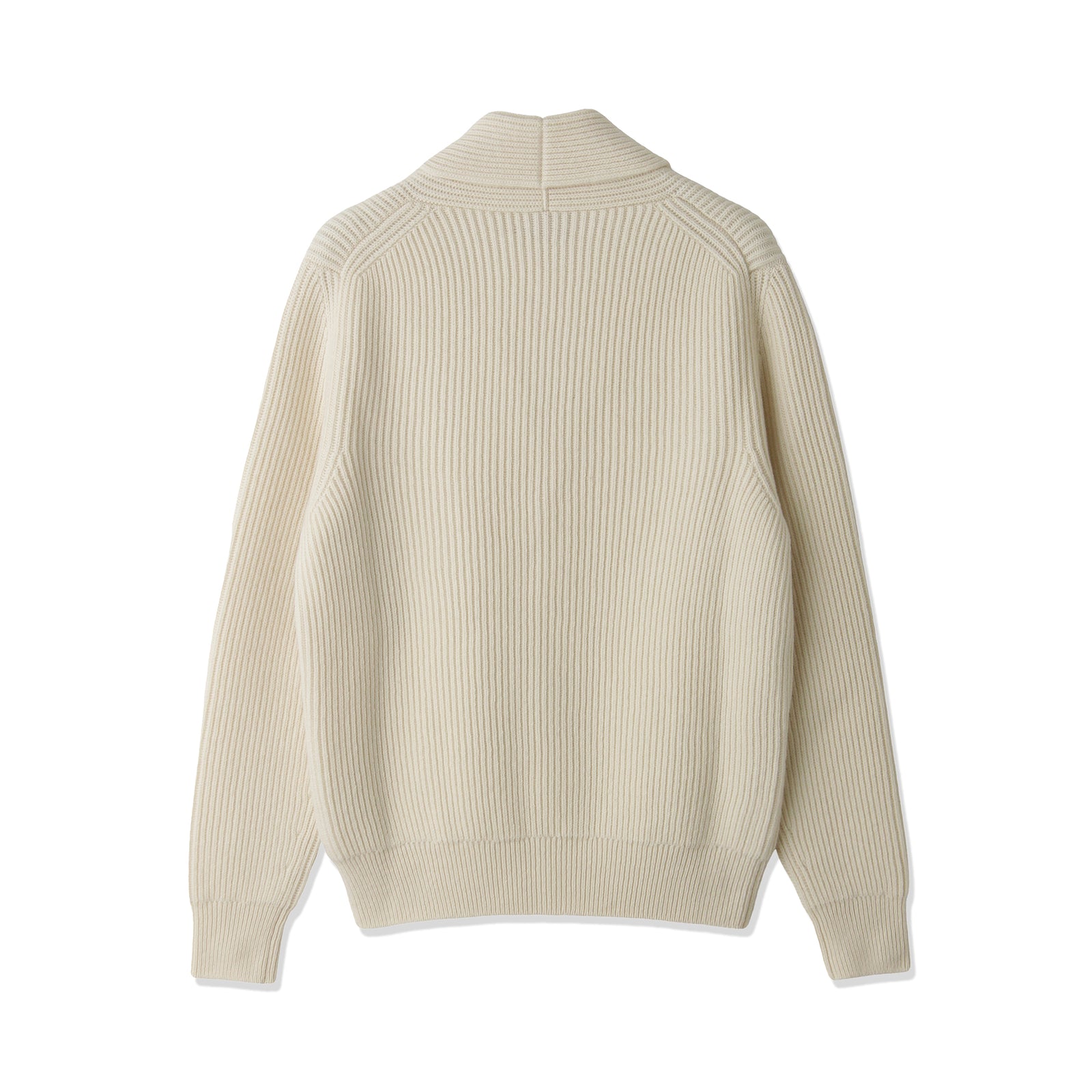 Mc George ショールカーディガン イングリッシュリブ シングルブレス