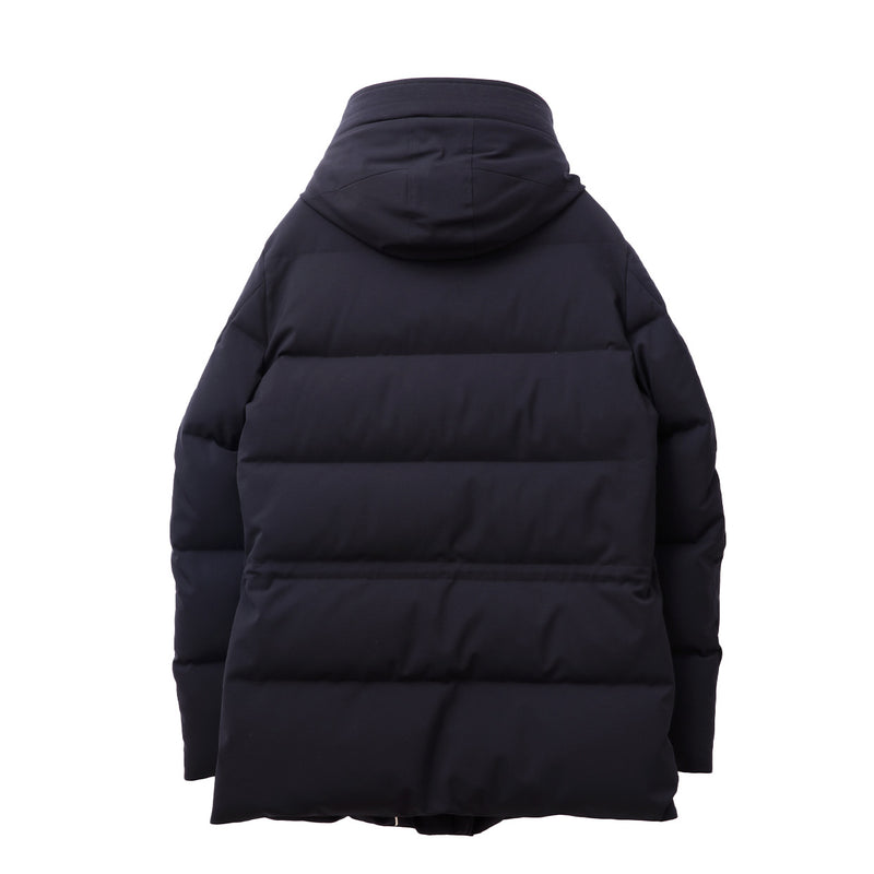 N3B フーデッド ダウン コート ネイビー – MINIMAL WARDROBE
