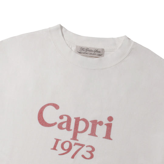 【MMW限定】【干場別注】LW加工20/-天竺T（Capri1973) ホワイト