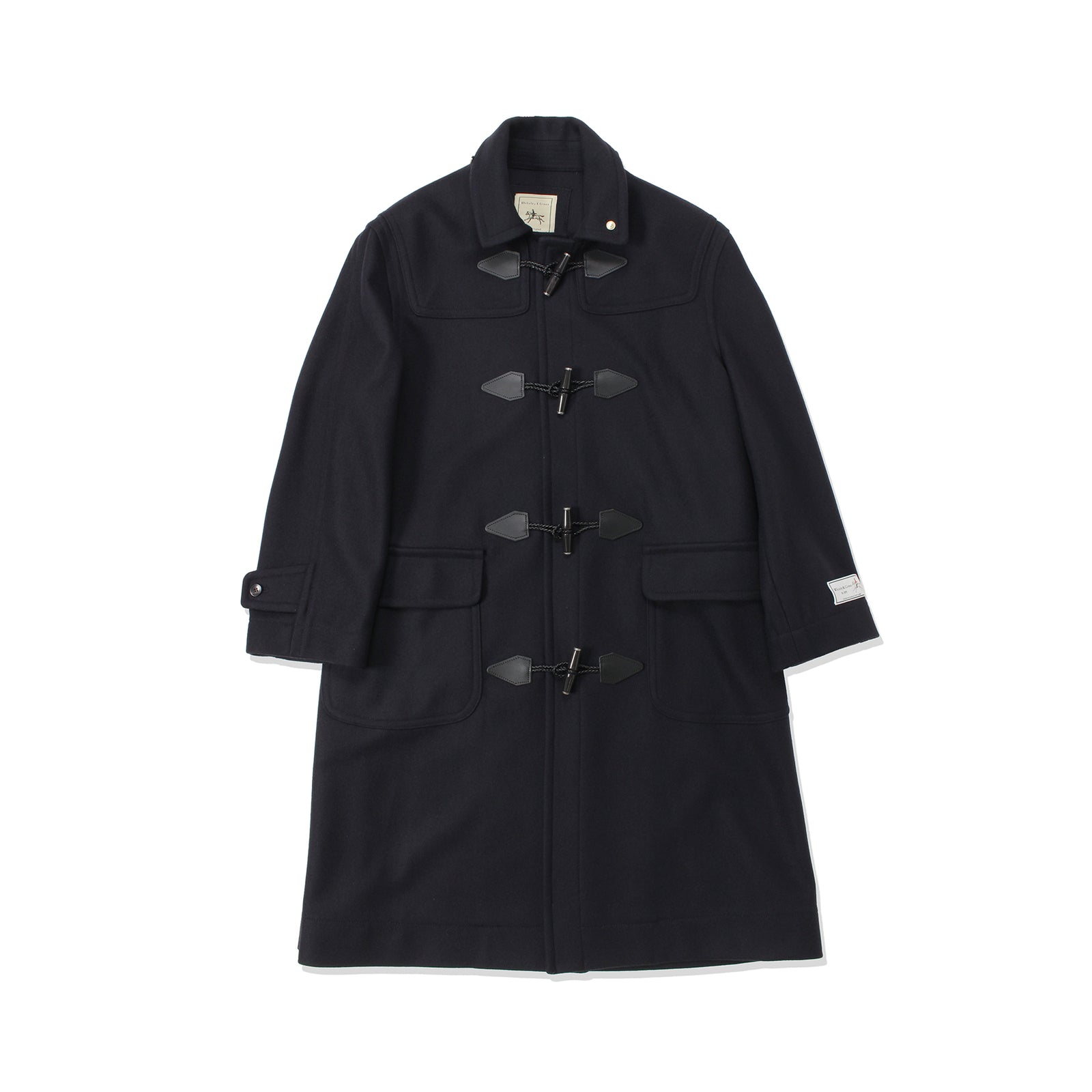 美品 高級 ロイヤルバーリントン マキシ ダッフルコート ヘリンボーン ブルーL m70634176226_1.jpg?1736559013