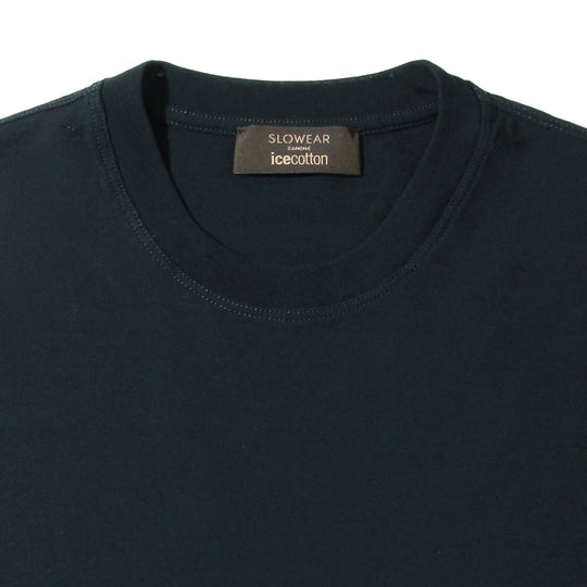 ICE COTTON 半袖Tシャツ ネイビー
