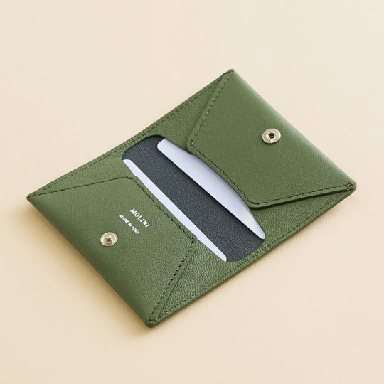 Mini Card Case ミニカードケース 350 オリーブ＆グレー