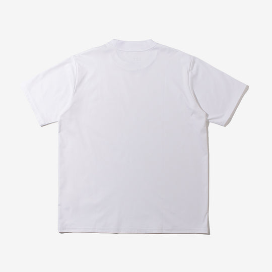 037_WW シルケットクルーネック ベーシックTシャツ ホワイト
