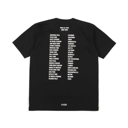 FTS-11 FIXER US TOUR T-shirt BLACK